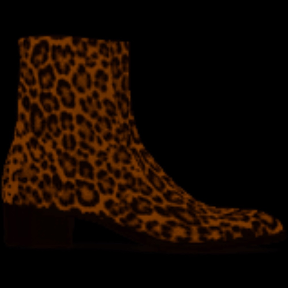 Saint Laurent Wyatt Leopard Boot